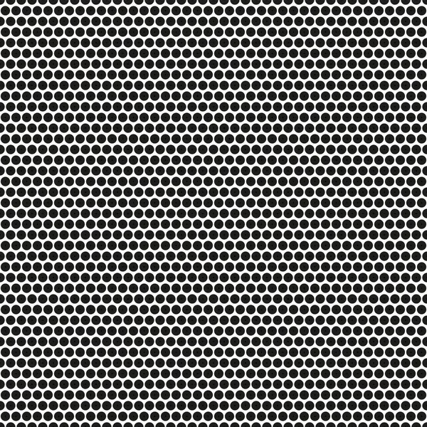 Abstract seamless pattern with dots. Modern black and white texture. Geometric background. Vector illustration — Stock Vector