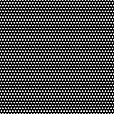 Noktalı, soyut, pürüzsüz desen. Modern siyah beyaz doku. Geometrik arkaplan. Vektör illüstrasyonu