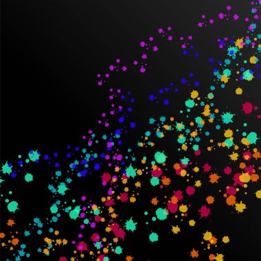 Soyut renkli grunge kökenden. Fırça darbesi ve doku. Vektör tasarımı