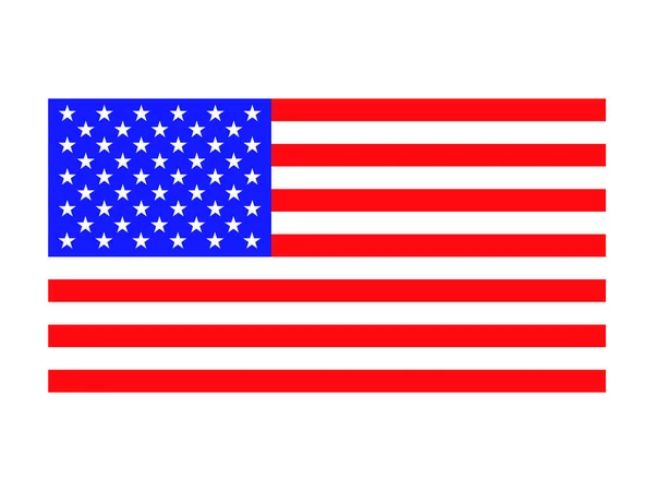 Διανυσματική Εικόνα Της Αμερικανικής Σημαίας Πατριωτικό Υπόβαθρο — Διανυσματικό Αρχείο