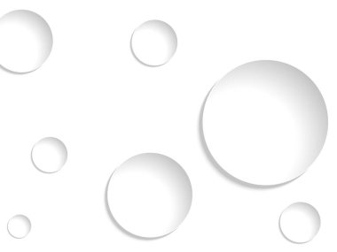 Kağıt daireli soyut arkaplan, vektör illüstrasyonu