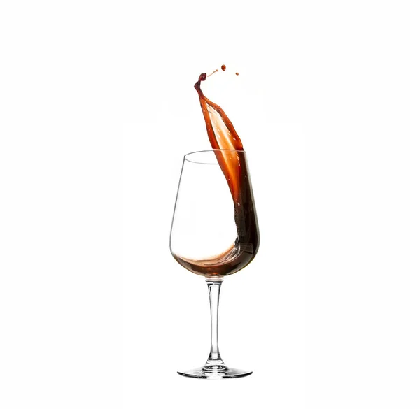 Weinglas Kelch Auf Weißem Hintergrund — Stockfoto