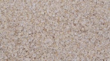 Yulaf gevrekleri izole, makro yakın çekim.