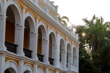Cartagena de Indias Duvarlarla çevrili şehir - Kolombiya - 02-13-2020