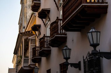 Cartagena de Indias Duvarlarla çevrili şehir - Kolombiya - 02-13-2020