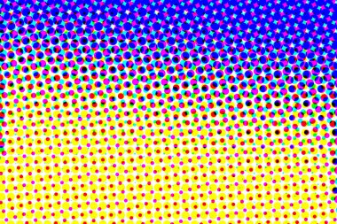 Çok renkli yarı ton desen