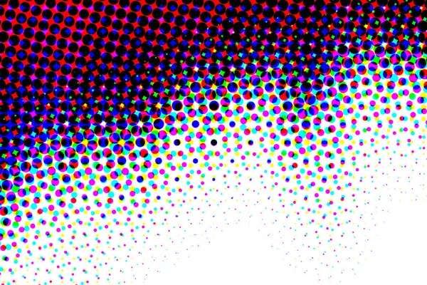 Multi-Color half tone patroon — Stockfoto