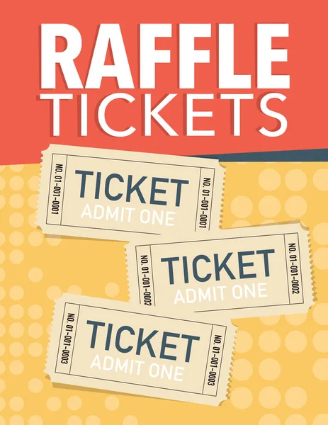 Çekiliş biletleri poster 
