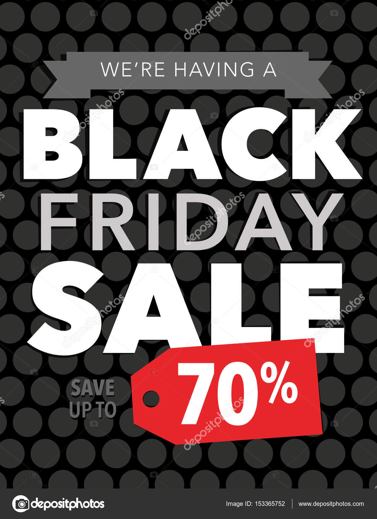 Black Friday Sale Sign Original Price Stock Vector by