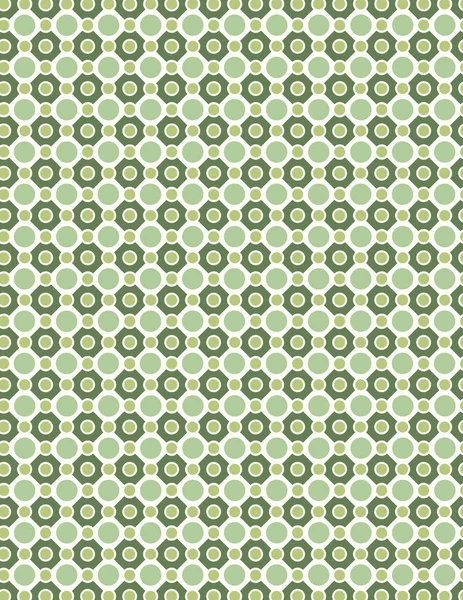 Green Circle Pattern Used Create Abstract Background — Stock Vector