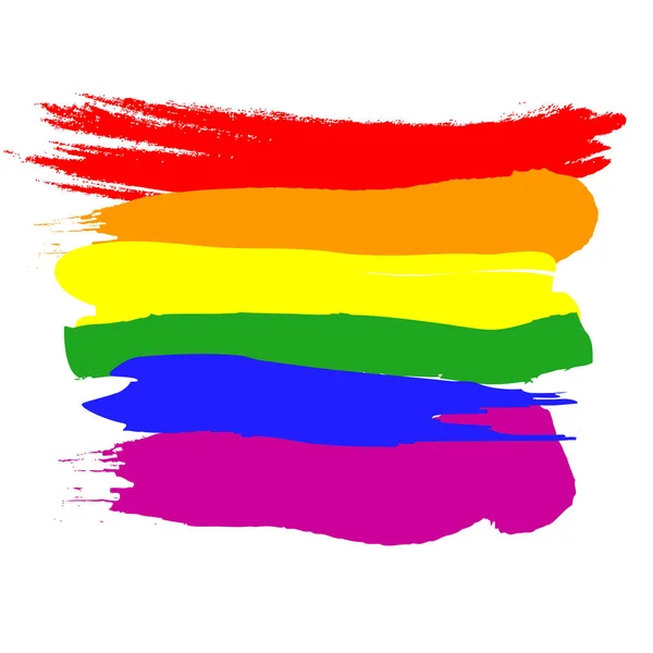 Gay arc-en-ciel symbole — Image vectorielle