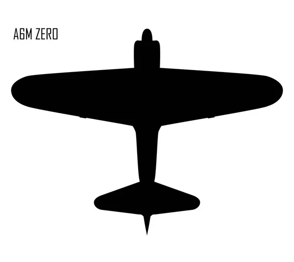 Seconda guerra mondiale - Mitsubishi A6M Zero Grafiche Vettoriali
