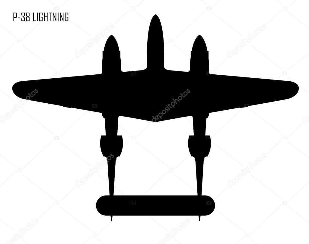 World War Ii Lockheed P 38 Lightning