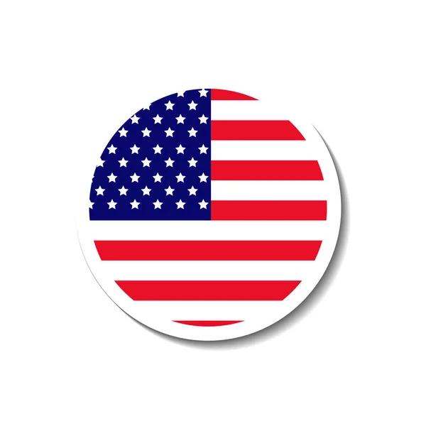 United states of america badge — Stock Vector