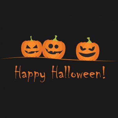 Mutlu Cadılar Bayramı tebrik kartı