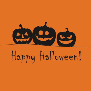 Mutlu Cadılar Bayramı tebrik kartı