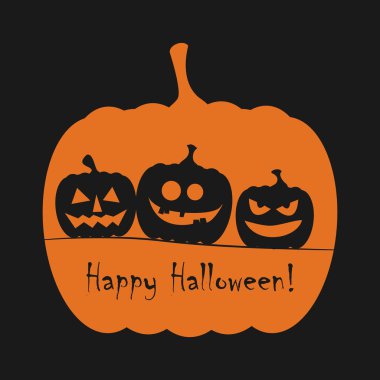 Mutlu Cadılar Bayramı tebrik kartı