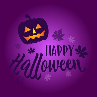 Mutlu Cadılar Bayramı tebrik kartı