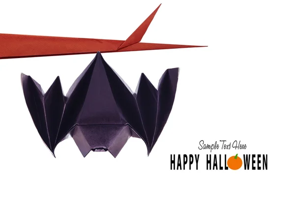 Origami flygande fladdermus — Stockfoto