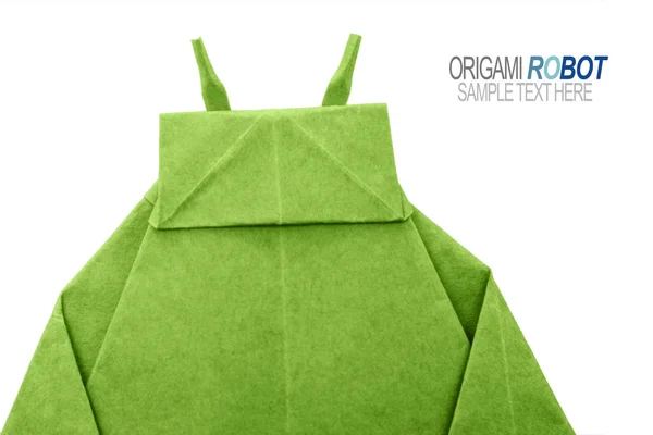 Papieru origami robota — Zdjęcie stockowe