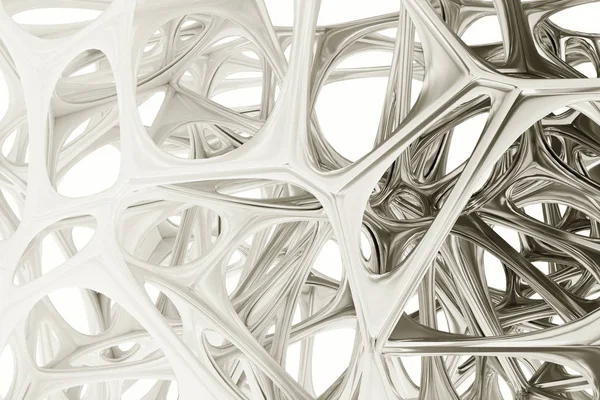 Representación de la estructura biónica abstracta — Foto de Stock