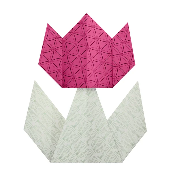 Papel de tulipán origami — Foto de Stock