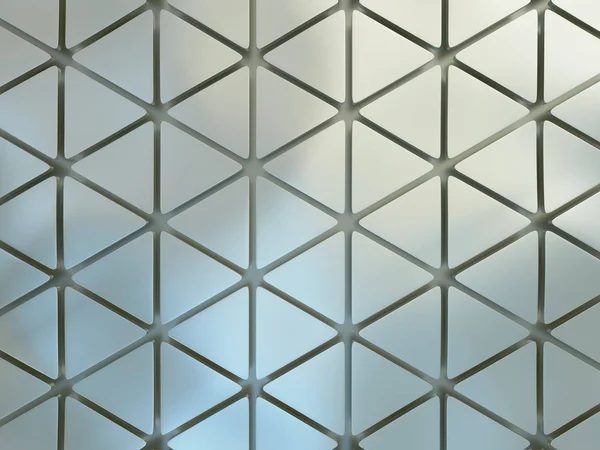 Geometric three dimensional metal chromium background — Stock Photo, Image