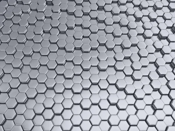 Rendering abstrakt metalliska nano bakgrund — Stockfoto