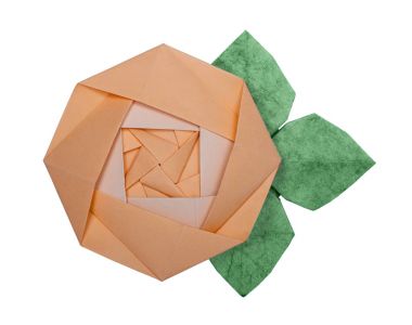 Origami kağıt Sarı Gül