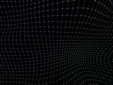 modern cyber arka plan 3D çizimi