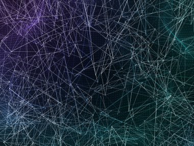 3D çizim geometrik çizgiler