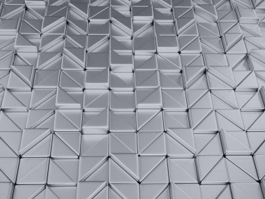 3D illustrtion soyut geometrik metalli arka plan