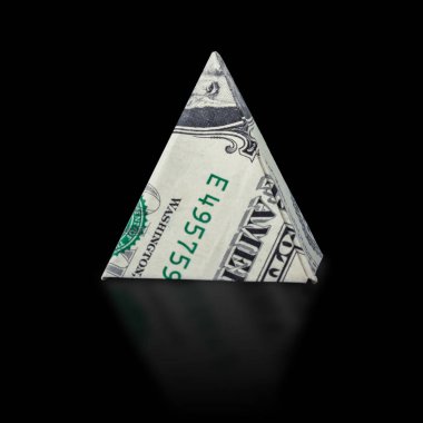 Origami Doları piramit