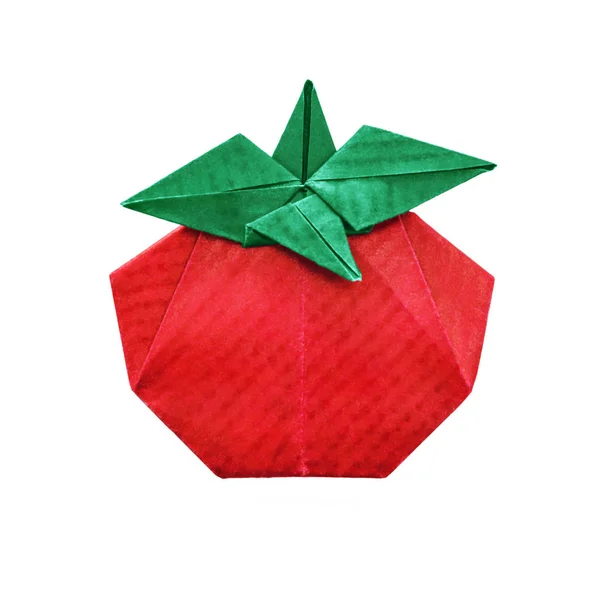 Pomidor streszczenie origami — Zdjęcie stockowe