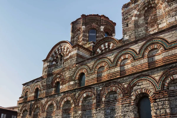 Церква Христос Пантократор напрямку Несебр, Болгарія — стокове фото