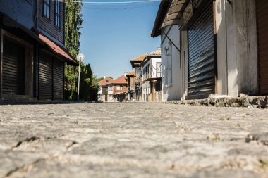 Eski sokak Nessebar, Bulgaristan