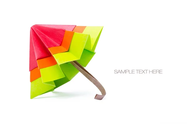Орігамі папери парасольку — стокове фото