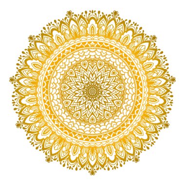  Güzel Mandala. Vintage dekoratif öğe. 