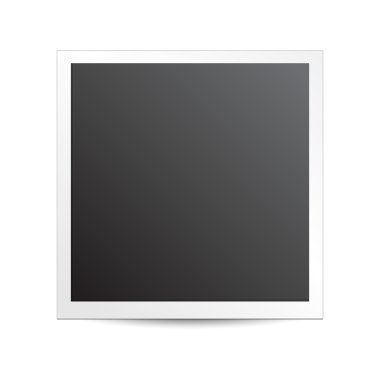 beyaz fotoğraf çerçeve çizim seti