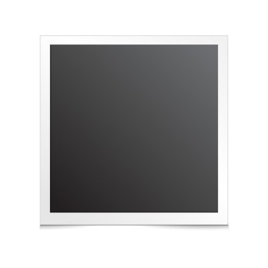 beyaz fotoğraf çerçeve çizim seti
