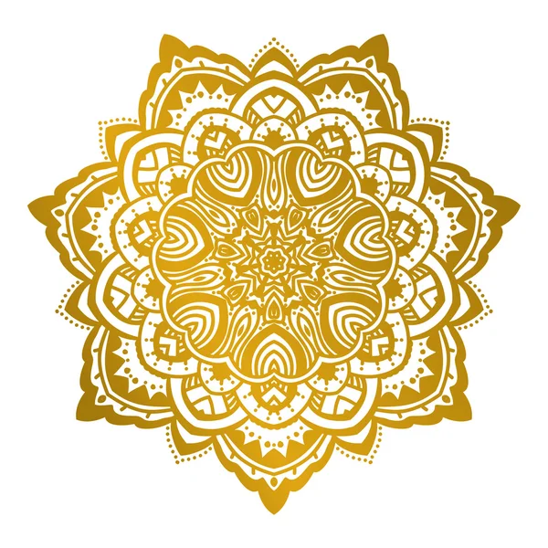 Hermoso Mandala. Elemento decorativo vintage . — Archivo Imágenes Vectoriales