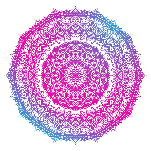 Wunderschönes Mandala. Dekoratives Element. — Stockvektor