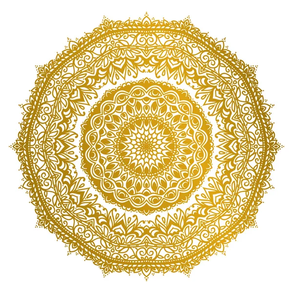 Gyönyörű Mandala. Vintage díszítő elem. — Stock Vector