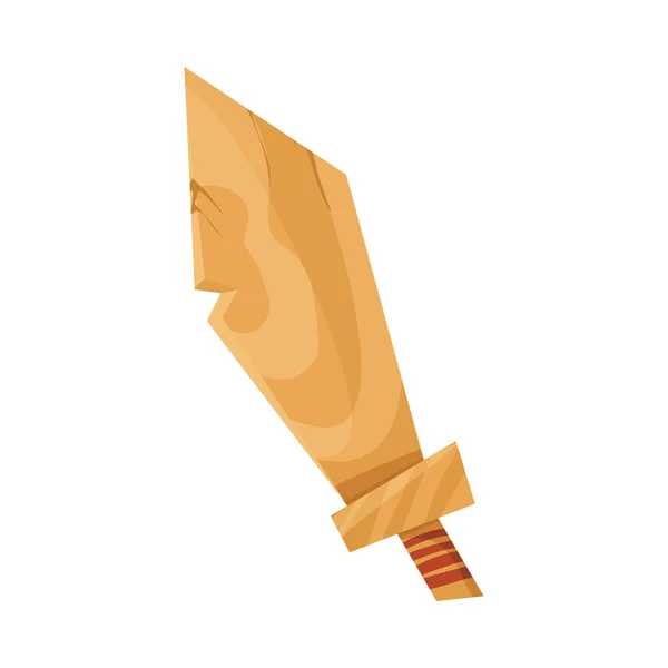 Juguete espada de madera — Vector de stock