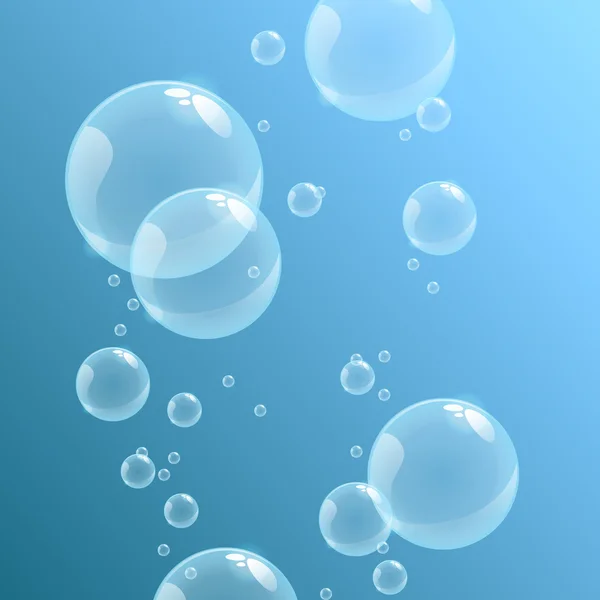 Bezszwowe tło Bubbles — Wektor stockowy
