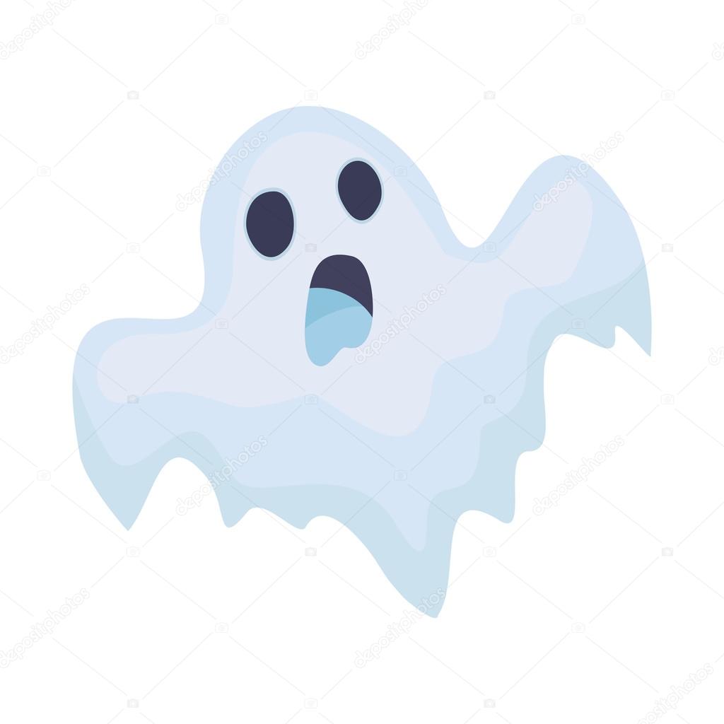 white Ghost illustration
