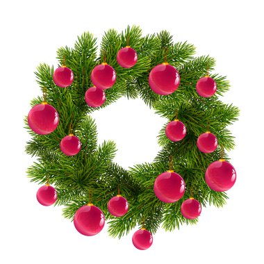 Kartı ile Noel köknar ağacı