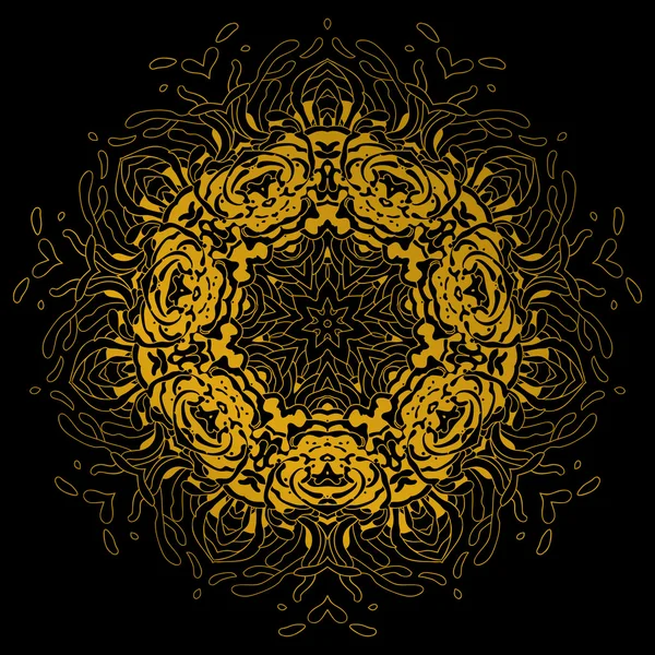 Vintage dekoratives Mandala-Element — Stockvektor