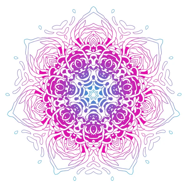 Element mandala decorativ vintage — Vector de stoc