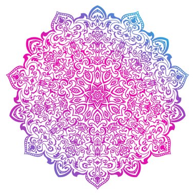 Renkli mandala süsü